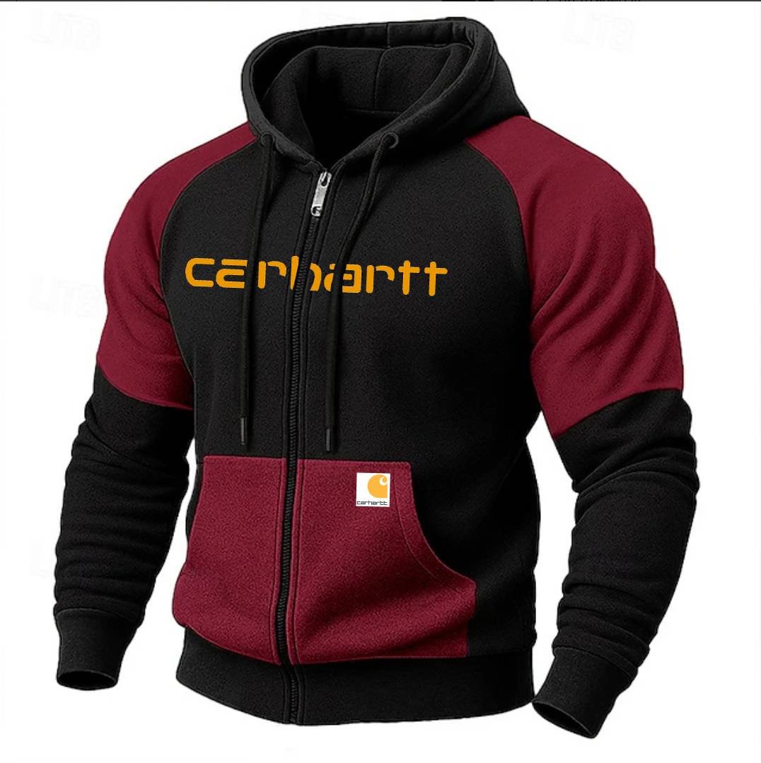 Men's Hoodie Full Zip Hoodie Fleece Hoodie