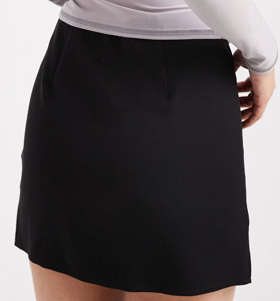 mini skirt black