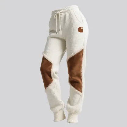 Carhartt Women's Retro Western Waffle Contrast Suede Track Pants