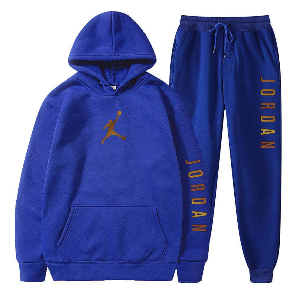 MEN'S SPORTSWEAR SET FLEECE HOODIE SET