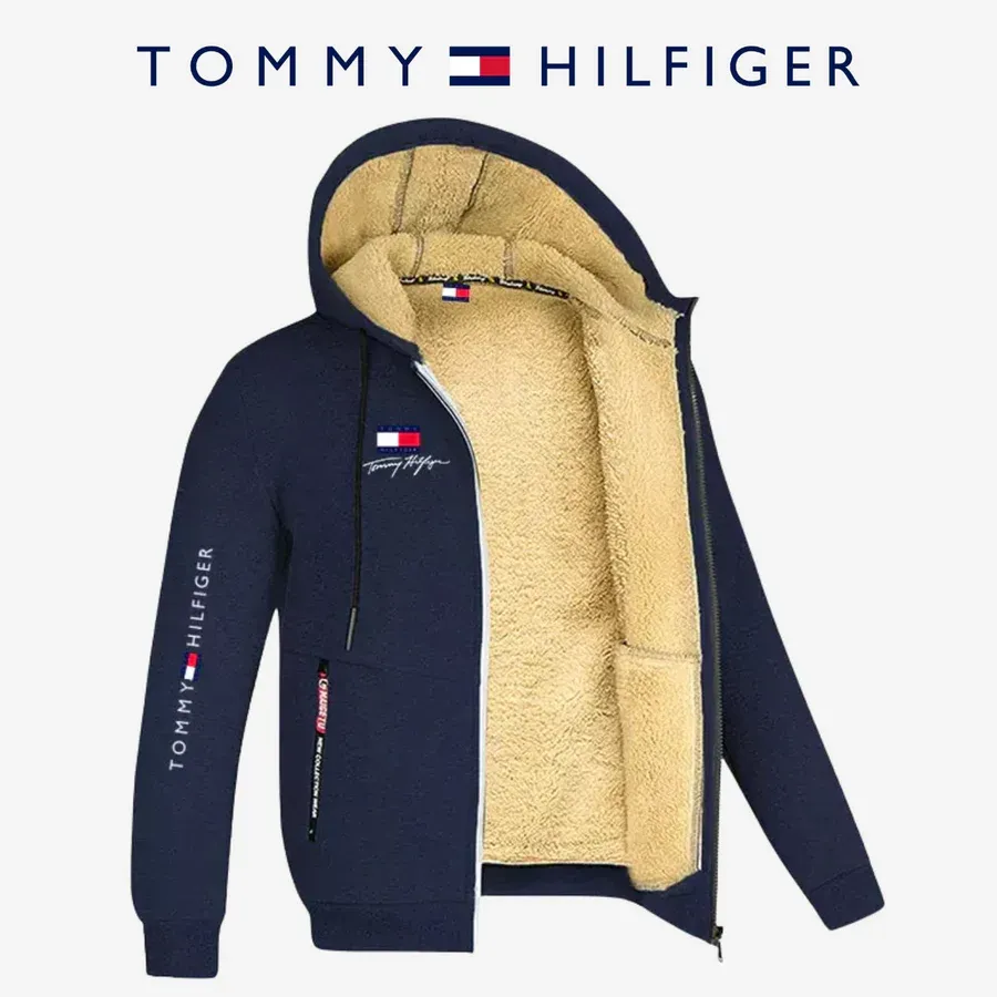 Sherpa-Lined Hoodie Coat