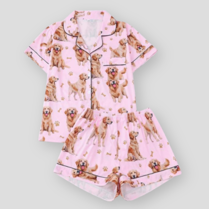 The Golden Retriever Girlie Women's Pajama Set