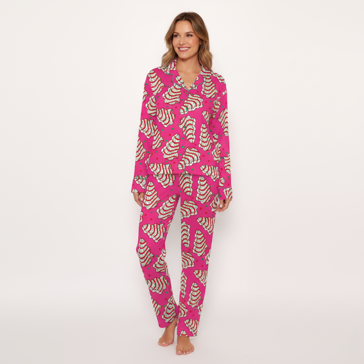 Christmas Tree Cake Women's Pajama Set