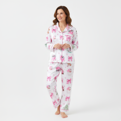 A Very Pink Christmas Women's Pajama Set