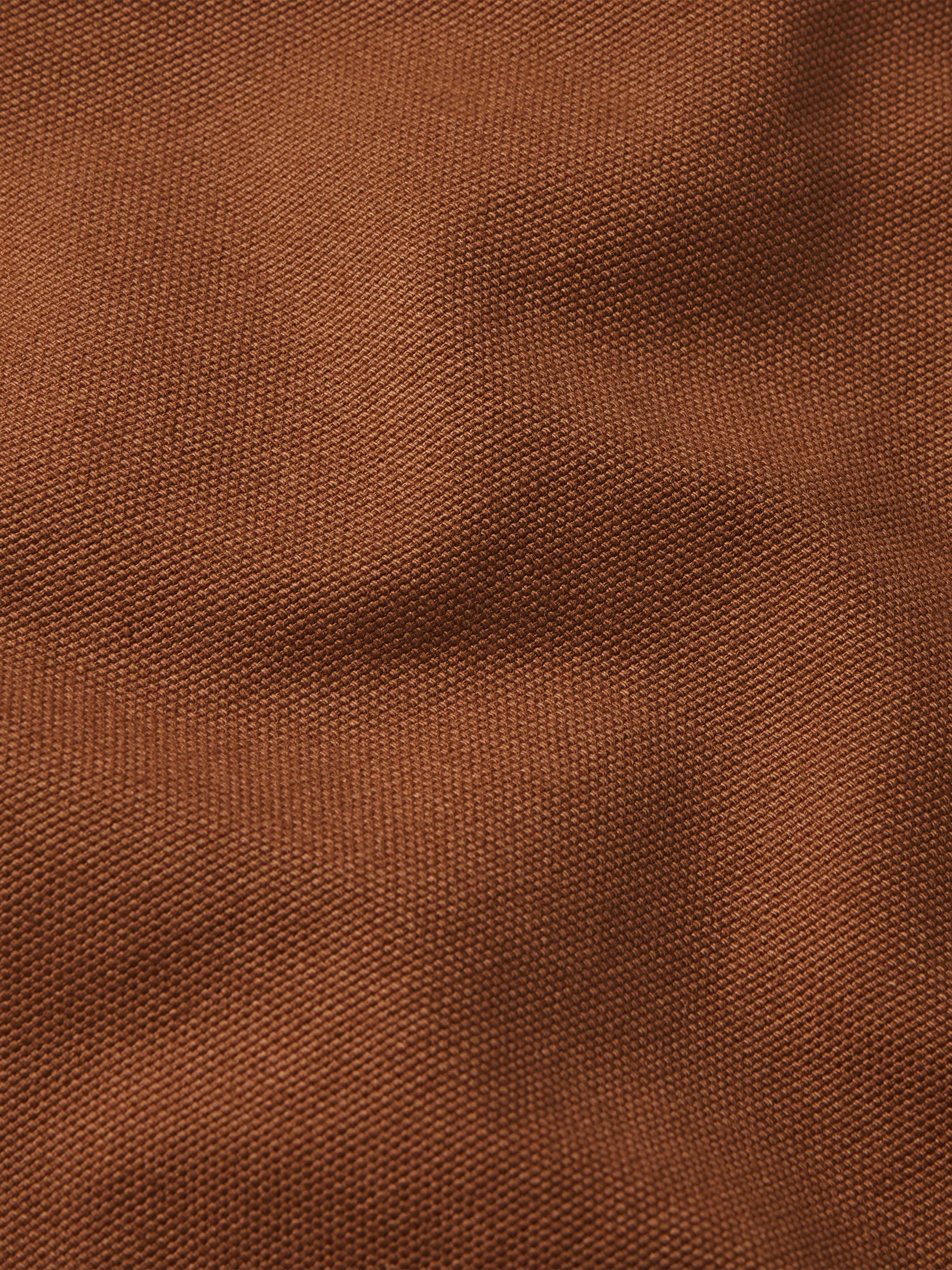 Hooded Zip Canvas Jacket