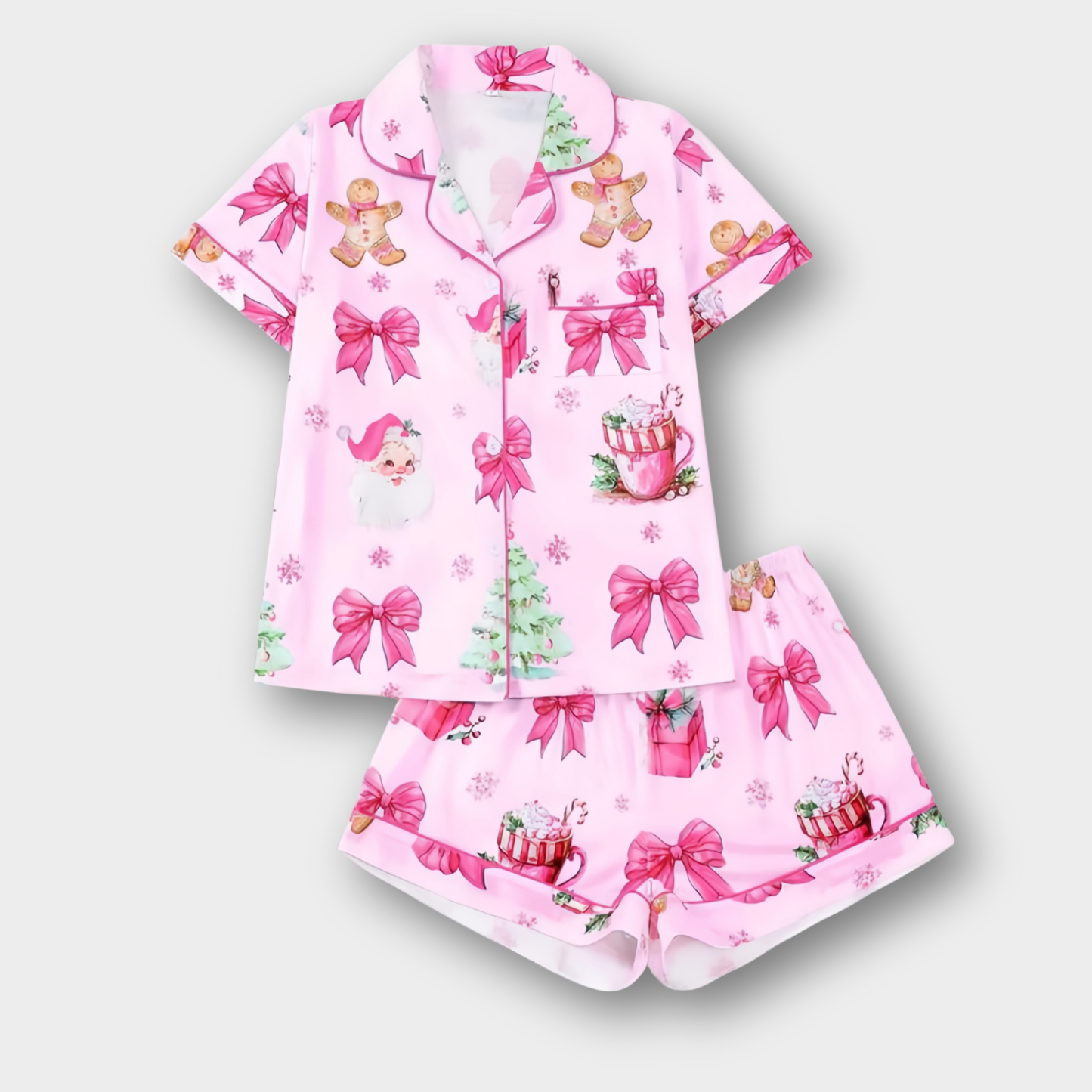 A Very Pink Christmas Women's Pajama Set