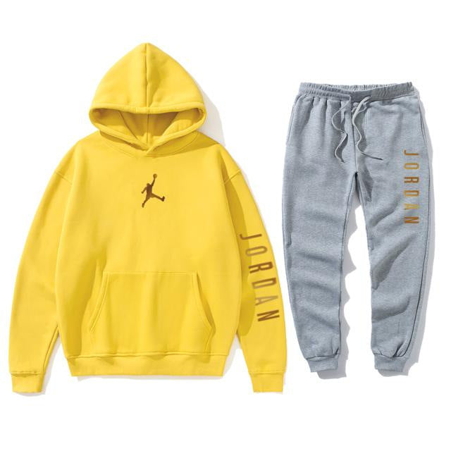 MEN'S SPORTSWEAR SET FLEECE HOODIE SET