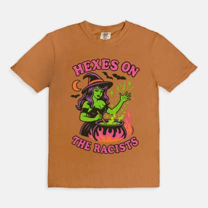 Hexes On The Racists Halloween Mens Tee