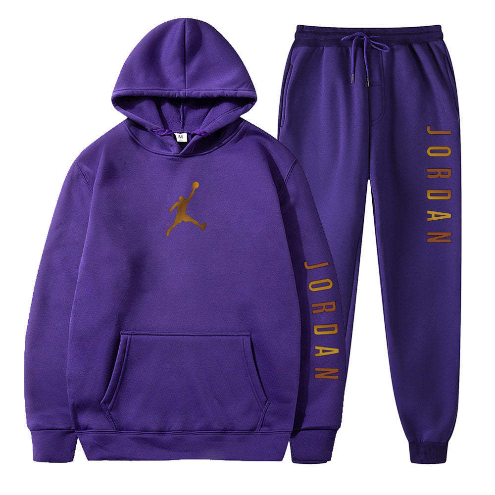 MEN'S SPORTSWEAR SET FLEECE HOODIE SET