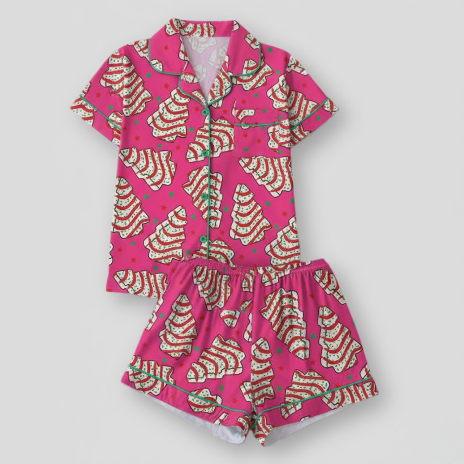 Christmas Tree Cake Women's Pajama Set