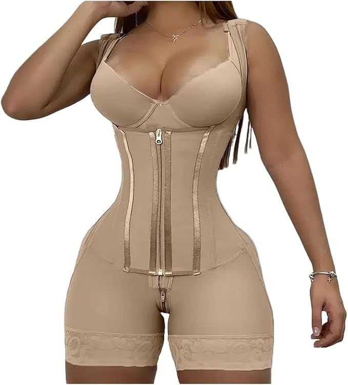 Mauve Purple Full Body Slimming Shapewear for Women High Compression