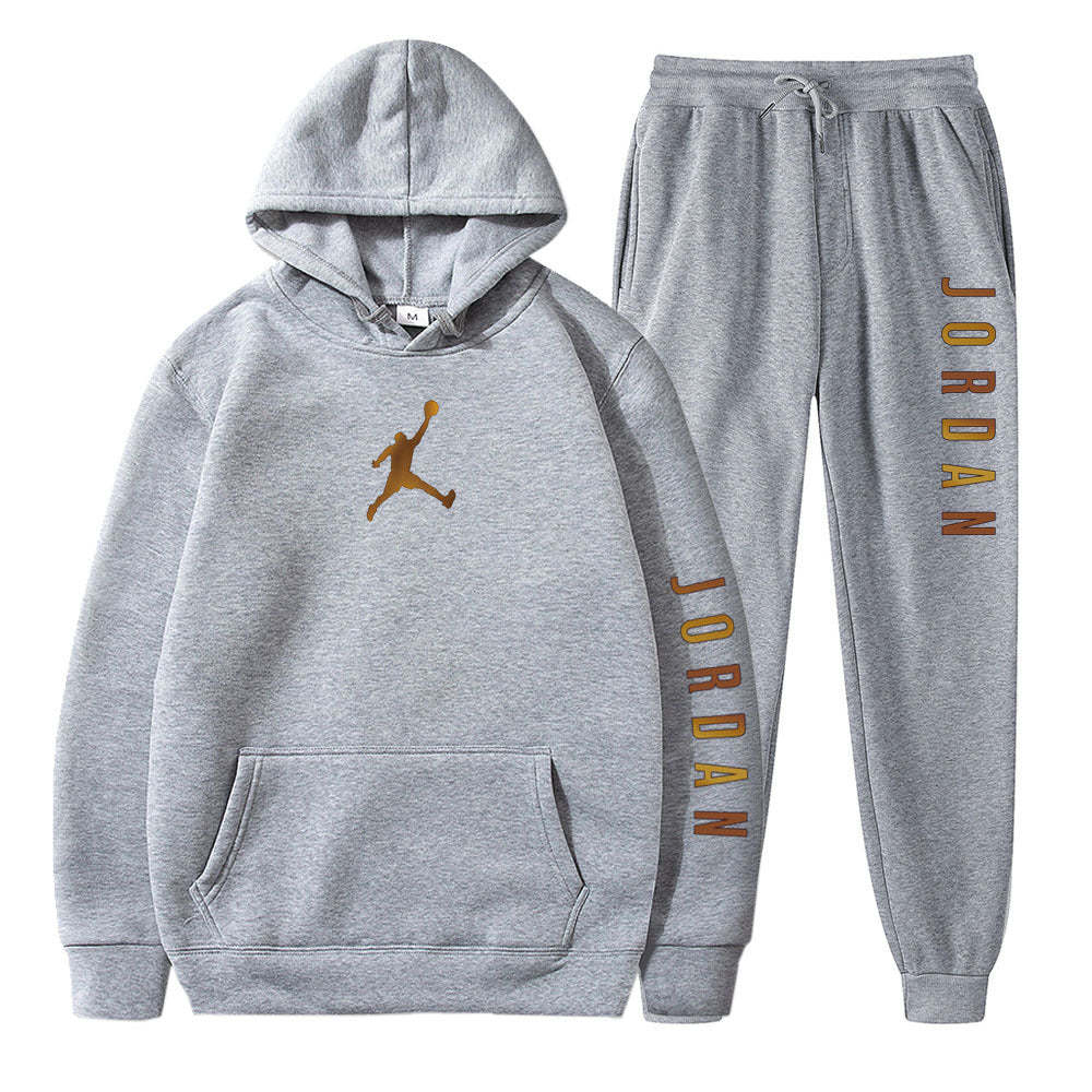 MEN'S SPORTSWEAR SET FLEECE HOODIE SET