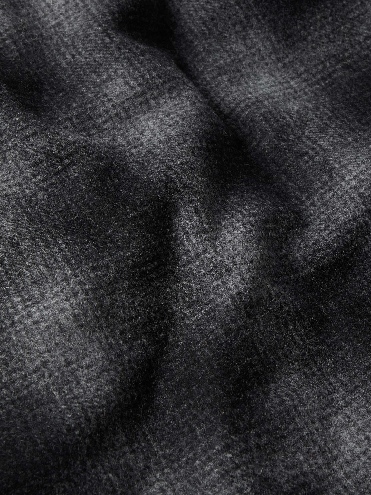 Wool Coat With Shearling Collar