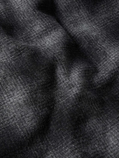 Wool Coat With Shearling Collar