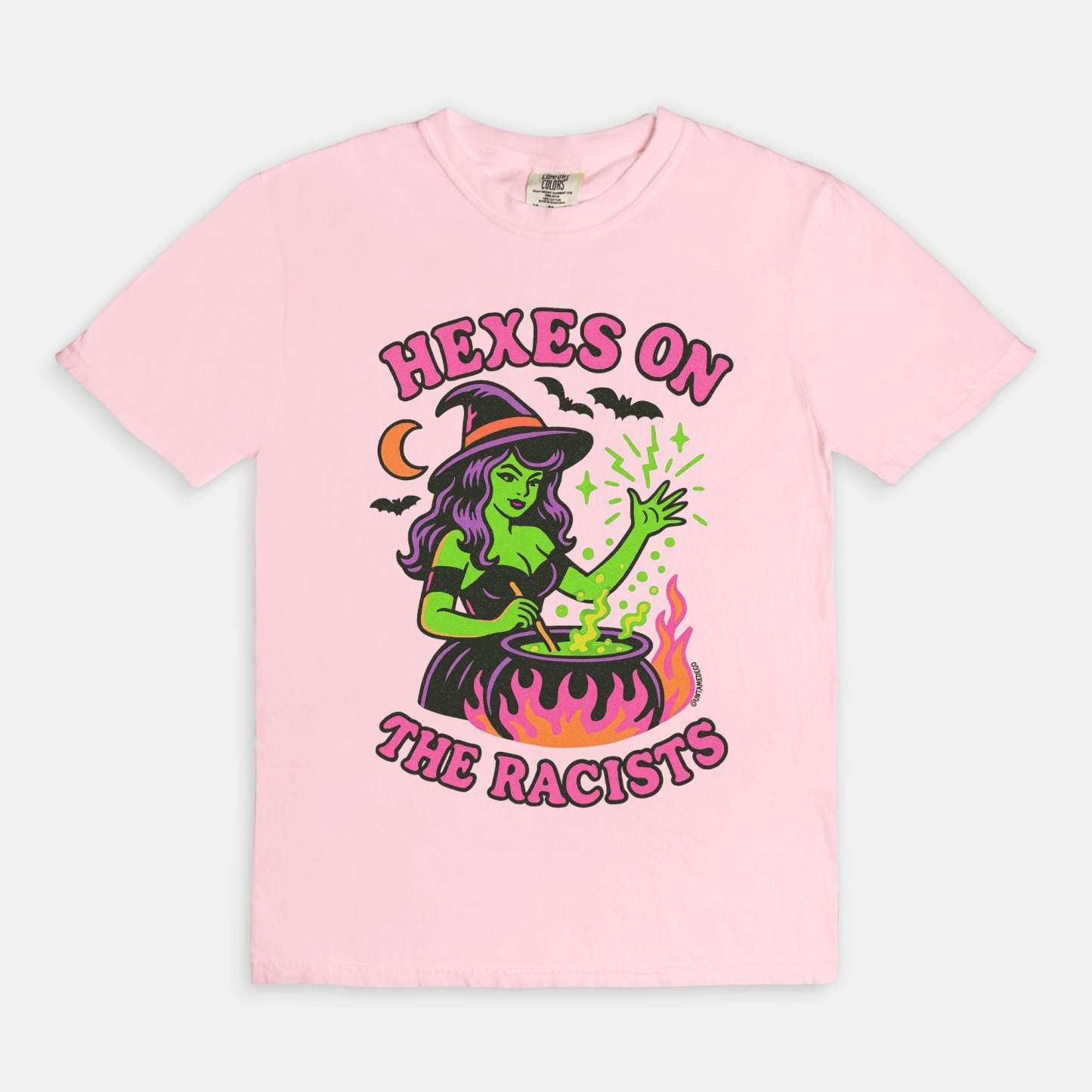 Hexes On The Racists Halloween Mens Tee