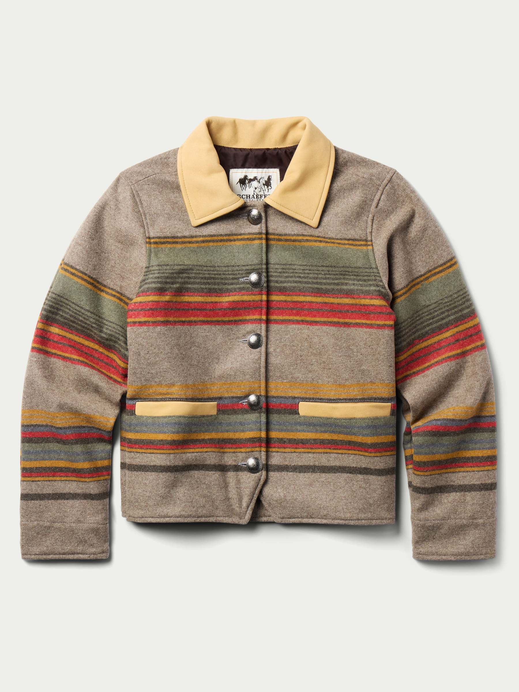 Women's Las Cruces Jacket With Leather Collar