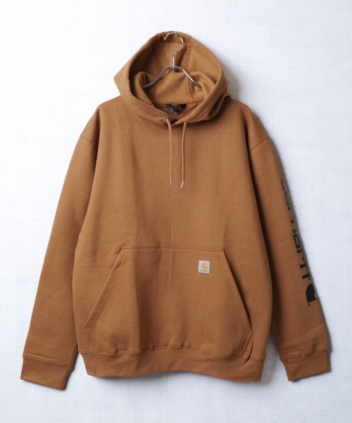 Women's Vintage Western Letter Logo Print Pocket Long Sleeve Hoodie