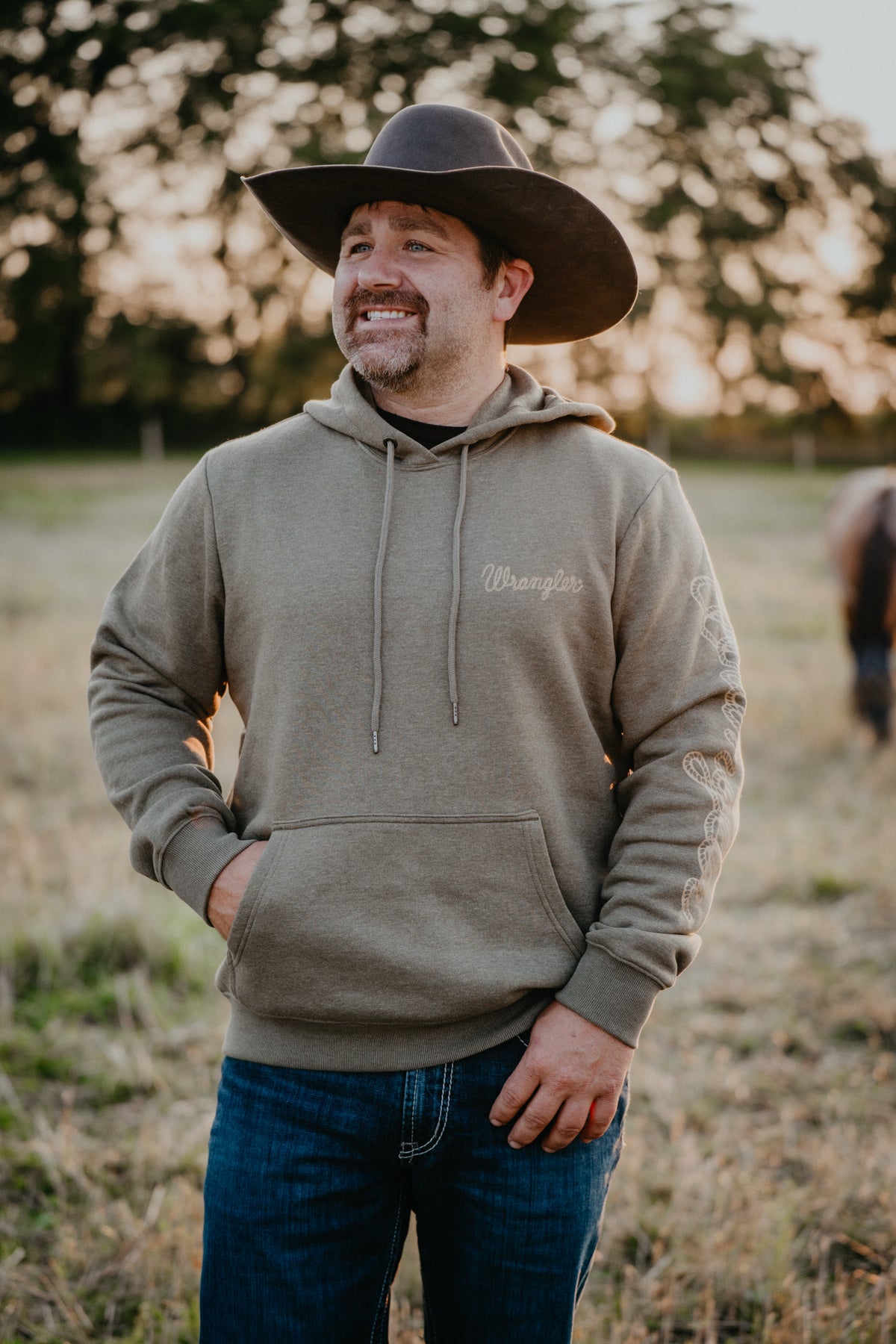 Men's Classic ‘Rope Wrangler’ Hoodie 
