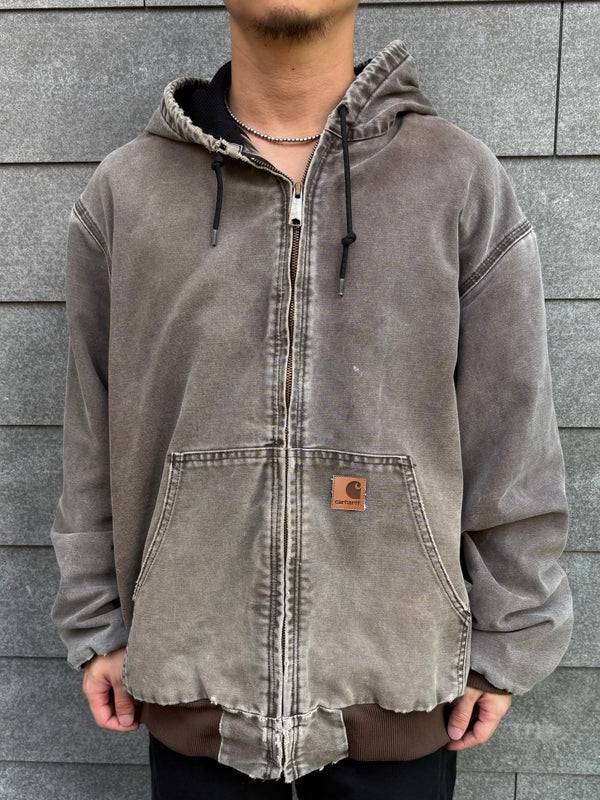 90's Carhartt Heavy Duty Vintage Jacket with Hood