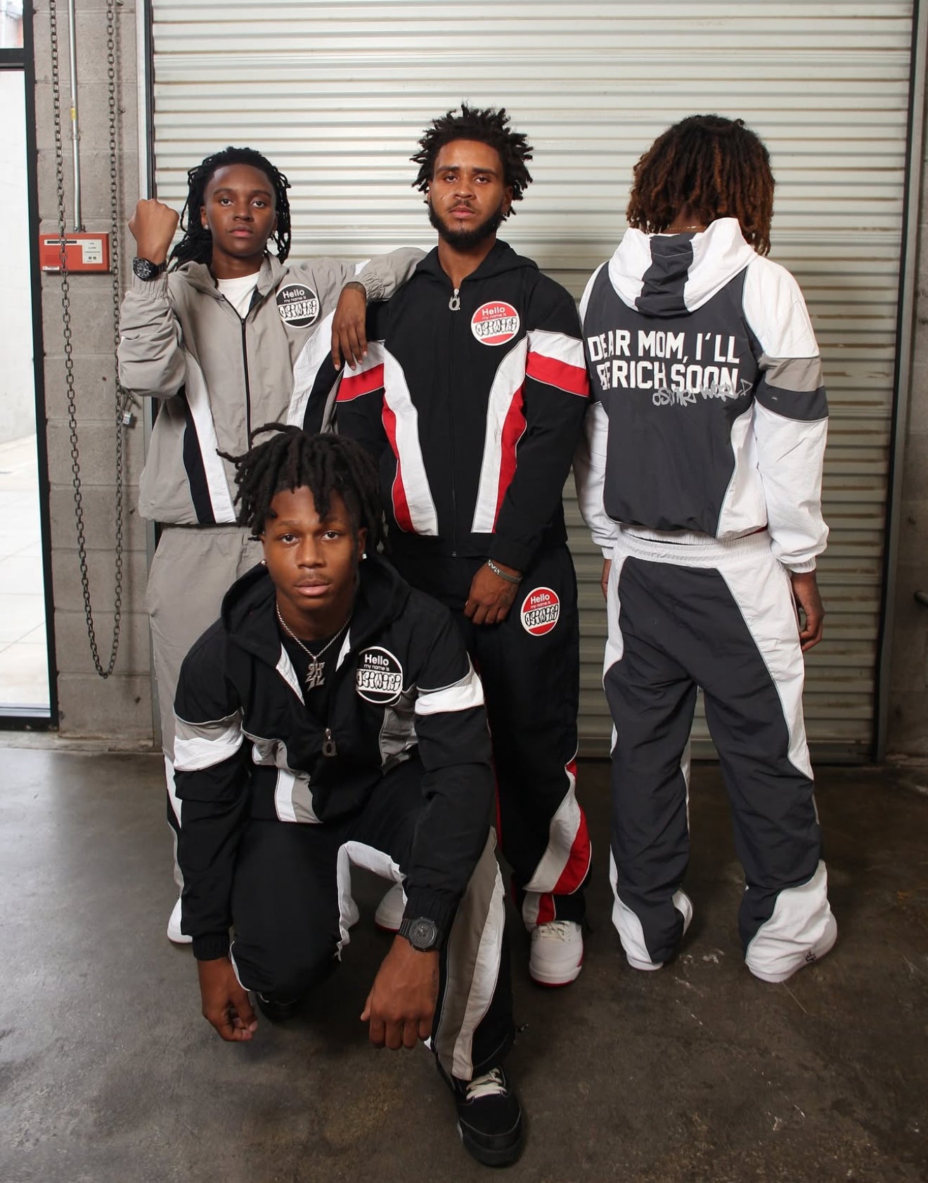 Hello My Name Is Osimiri Windbreaker Sets