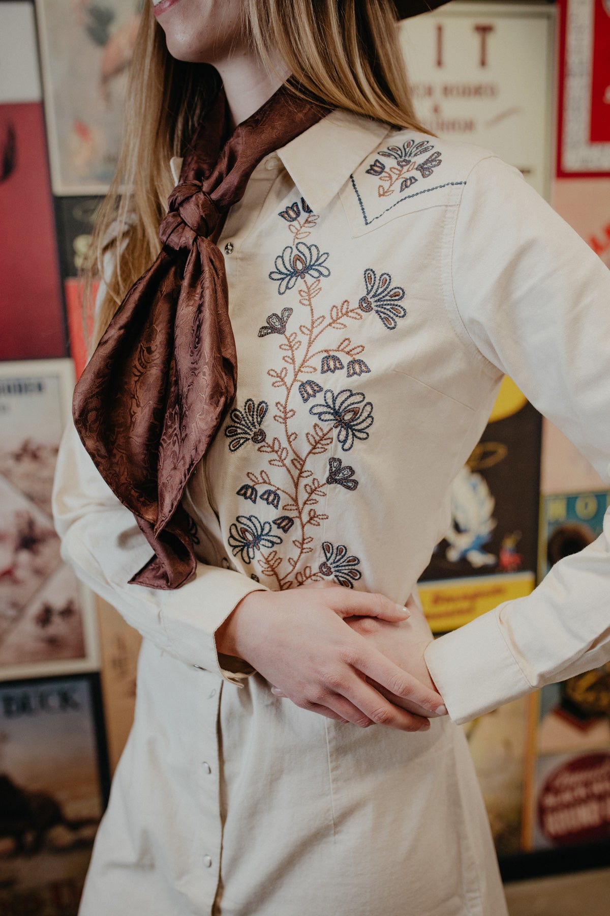 Wrangler Denim Snap Dress