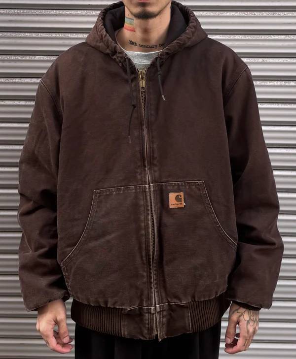 90's Carhartt Heavy Duty Vintage Jacket with Hood