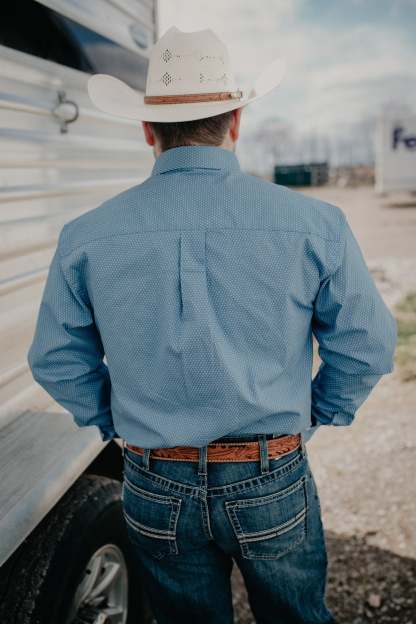 Wrangler Blue George Strait Button Up