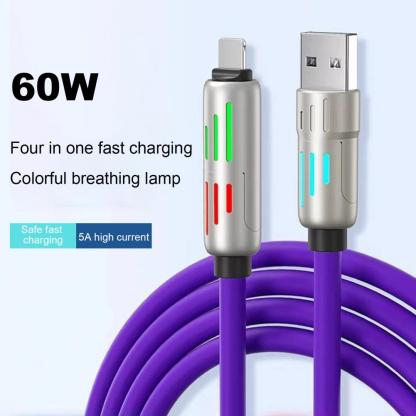 4-in-1 USB Charging Cord 240W Fast Charging Data Cable