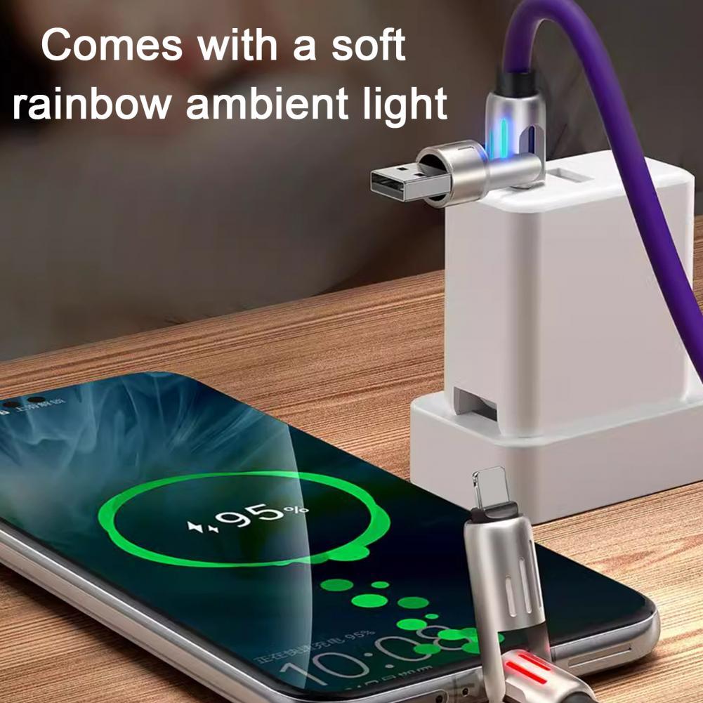 4-in-1 USB Charging Cord 240W Fast Charging Data Cable