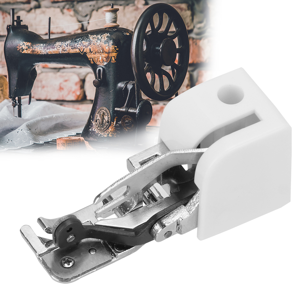 Household Multifunctional Electric Sewing Machine Cutter Overlock Presser Foot with Knife Overlock Presser