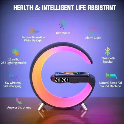 LED Smart Wake Up Light RGB Night Light with Bluetooth