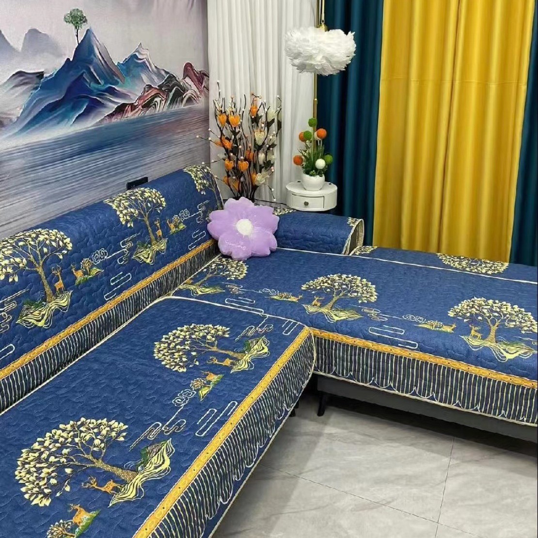 4pcs All-Season Non-Slip Sofa Cushion