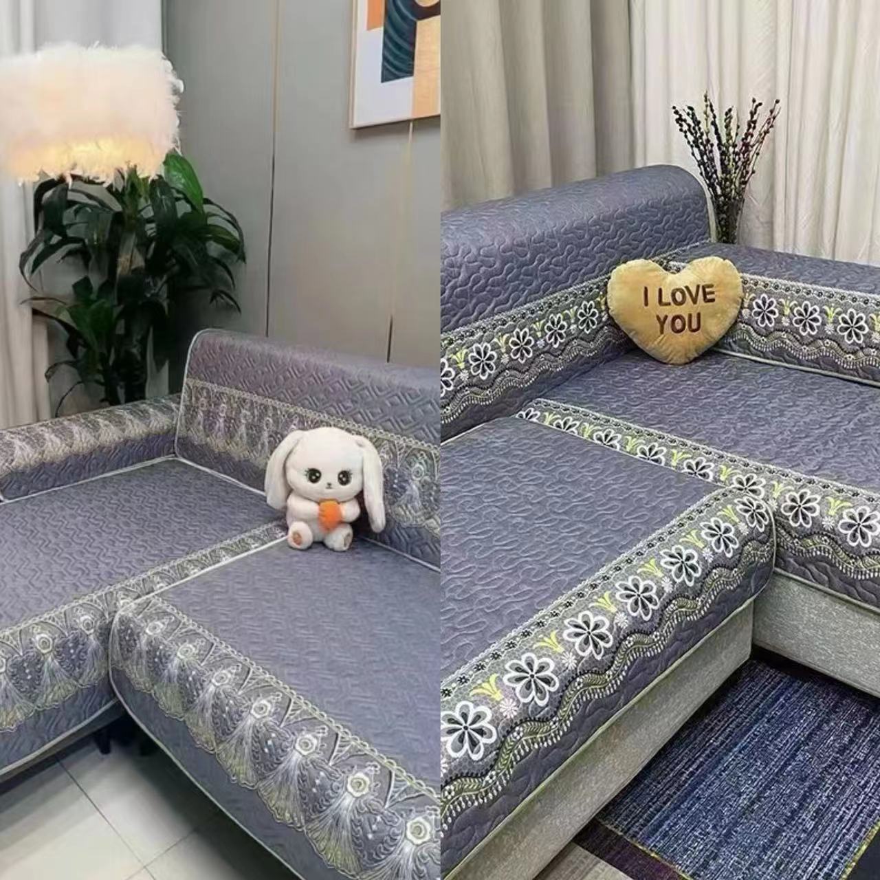 4pcs All-Season Non-Slip Sofa Cushion