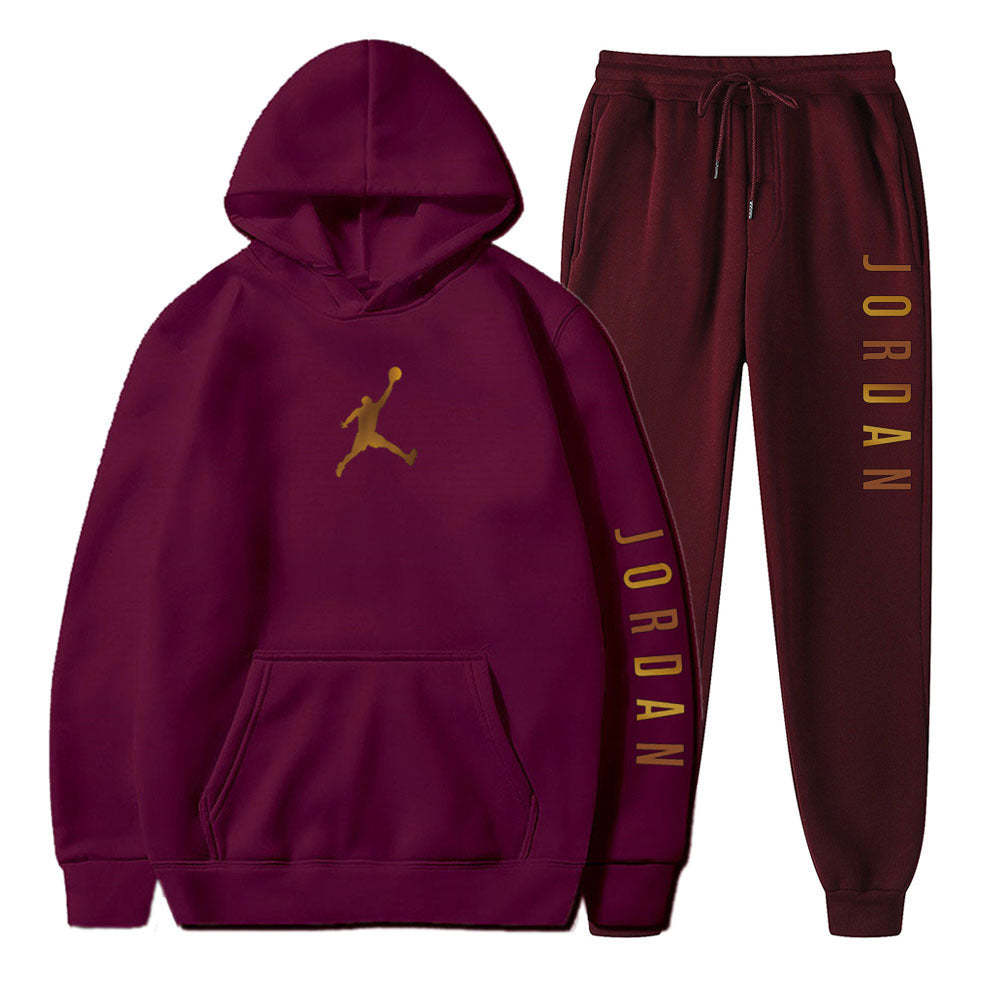 MEN'S SPORTSWEAR SET FLEECE HOODIE SET