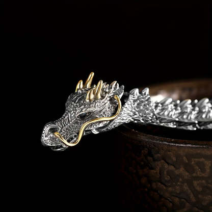  Handmade Three Dimensional Dragon Bracelet