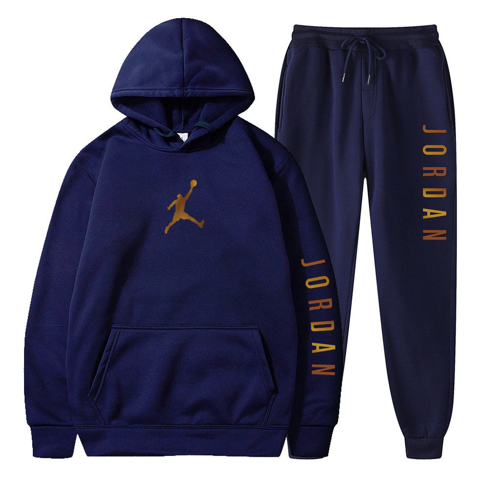 MEN'S SPORTSWEAR SET FLEECE HOODIE SET