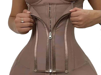 Mauve Purple Full Body Slimming Shapewear for Women High Compression