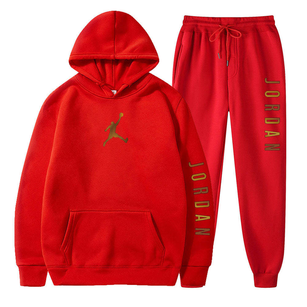 MEN'S SPORTSWEAR SET FLEECE HOODIE SET