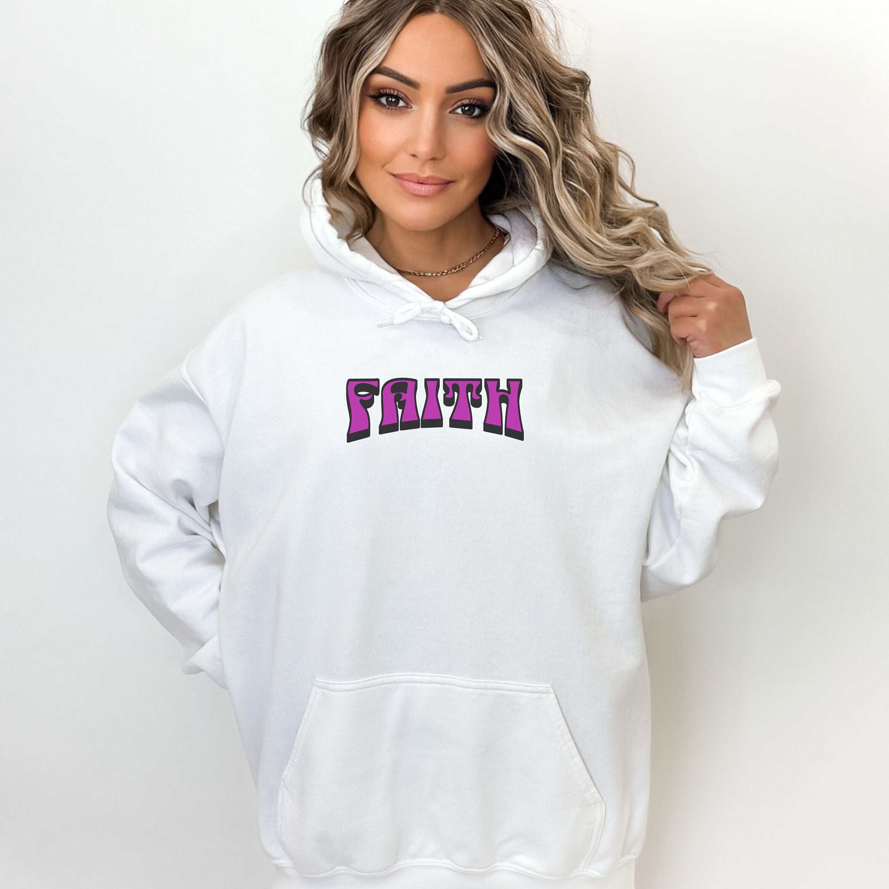 Faith Over Fear Bible Verse Hoodie