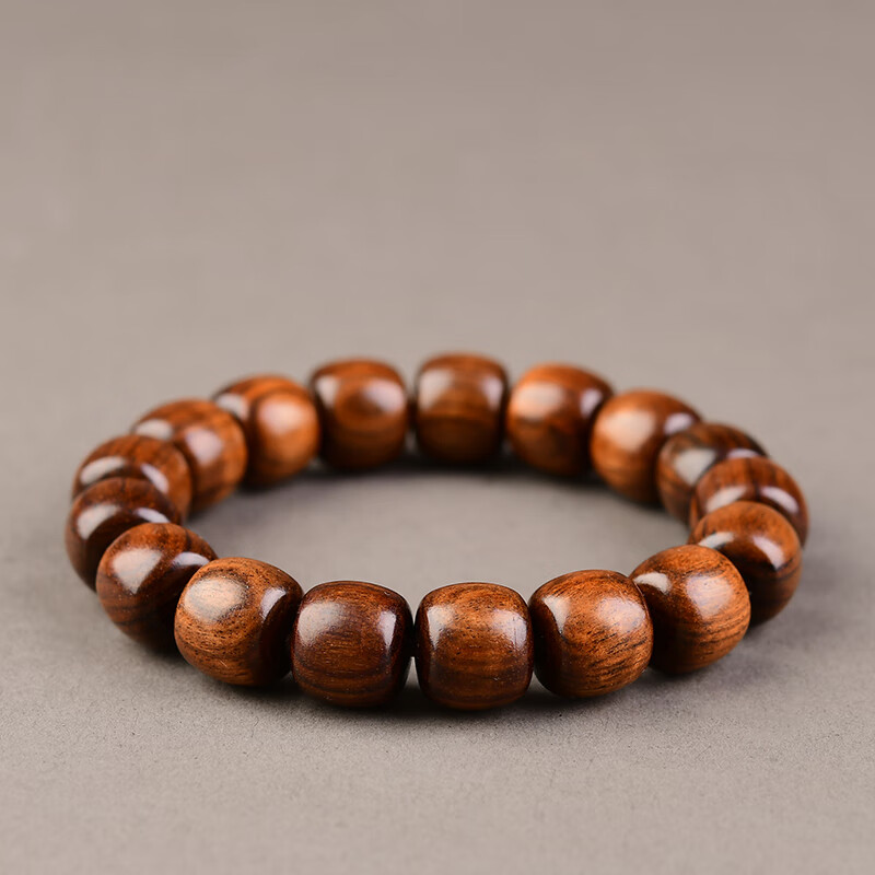 Natural Hainan single-circle old-type barrel beads, bran pear and purple oil pear, for collecting and playing