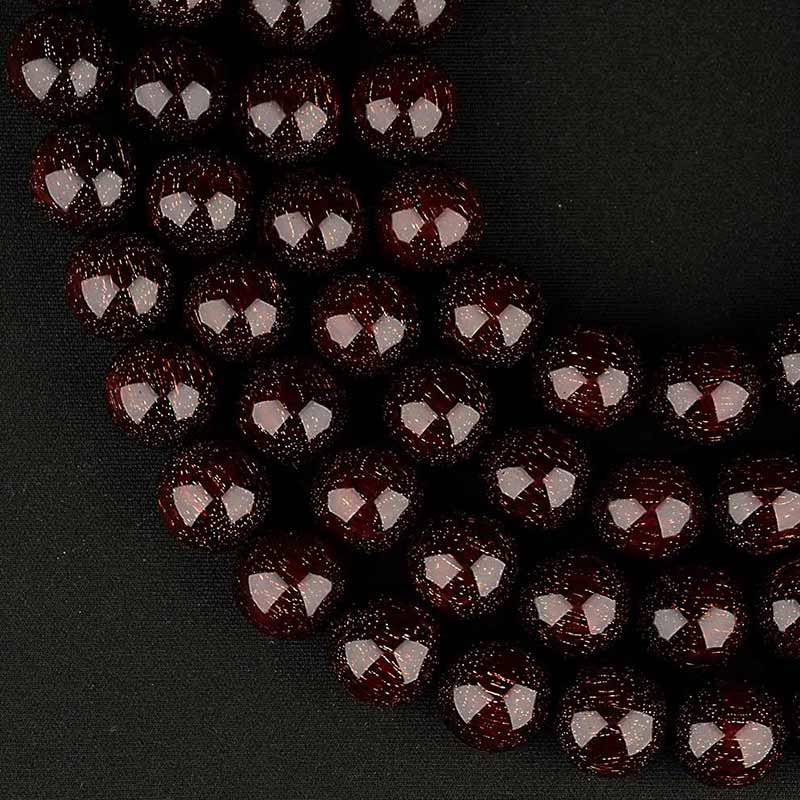 Collectible grade fully starred 15mm 108-piece small-leaf red sandalwood bracelet