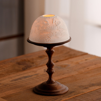 Walnut retro candlelight decoration