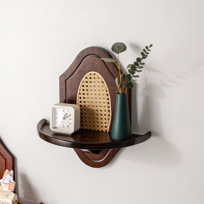 Vintage wall decoration storage shelf
