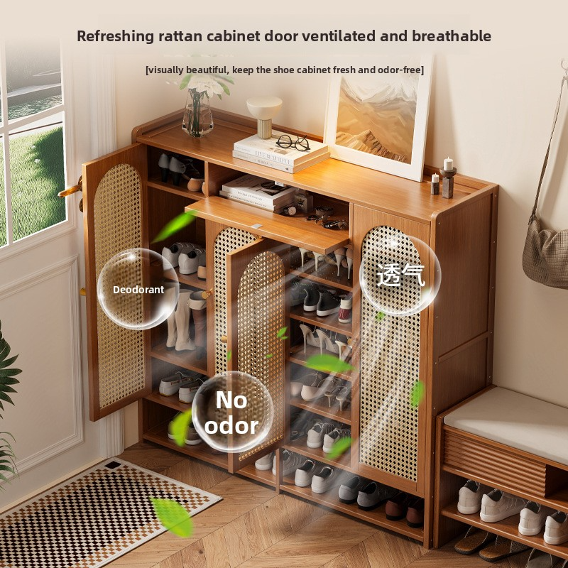 High-end entry cabinet storage shoe rack
