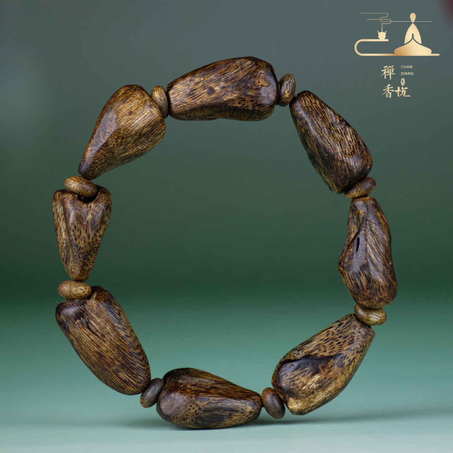 Vietnamese Submerged Natural Nha Trang Authentic White Agarwood Bracelet
