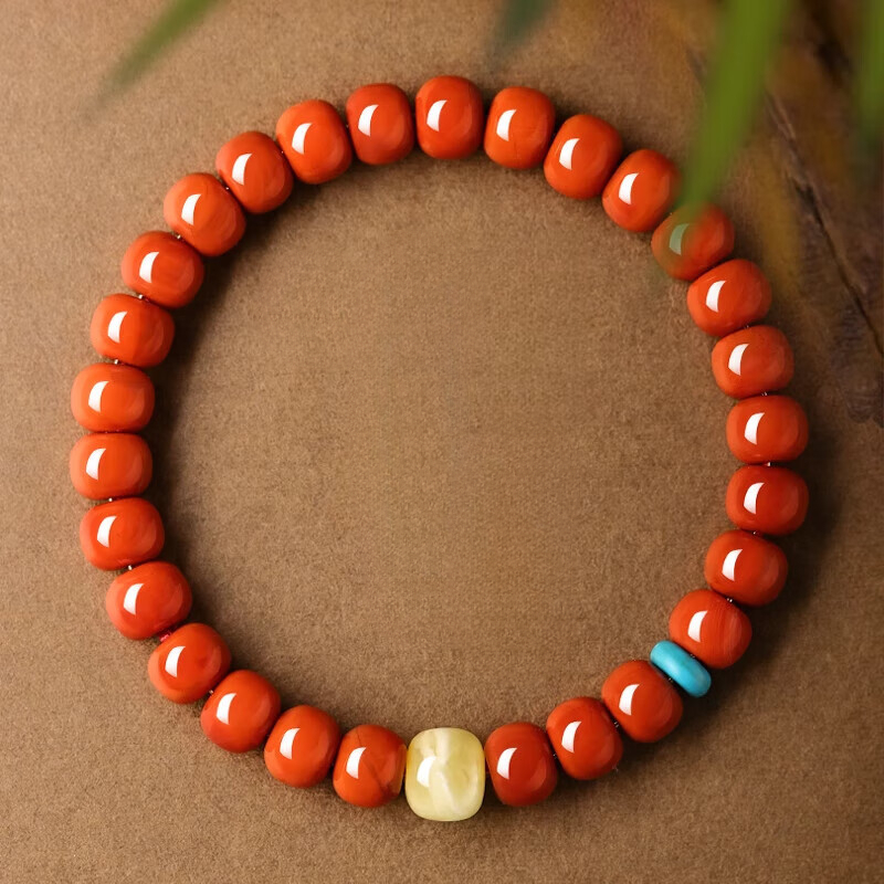 Inheritance Collection of Original Mine, No Glue Cracks, Southern Red Flame Pattern, 16MM