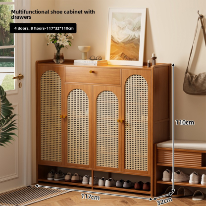 High-end entry cabinet storage shoe rack