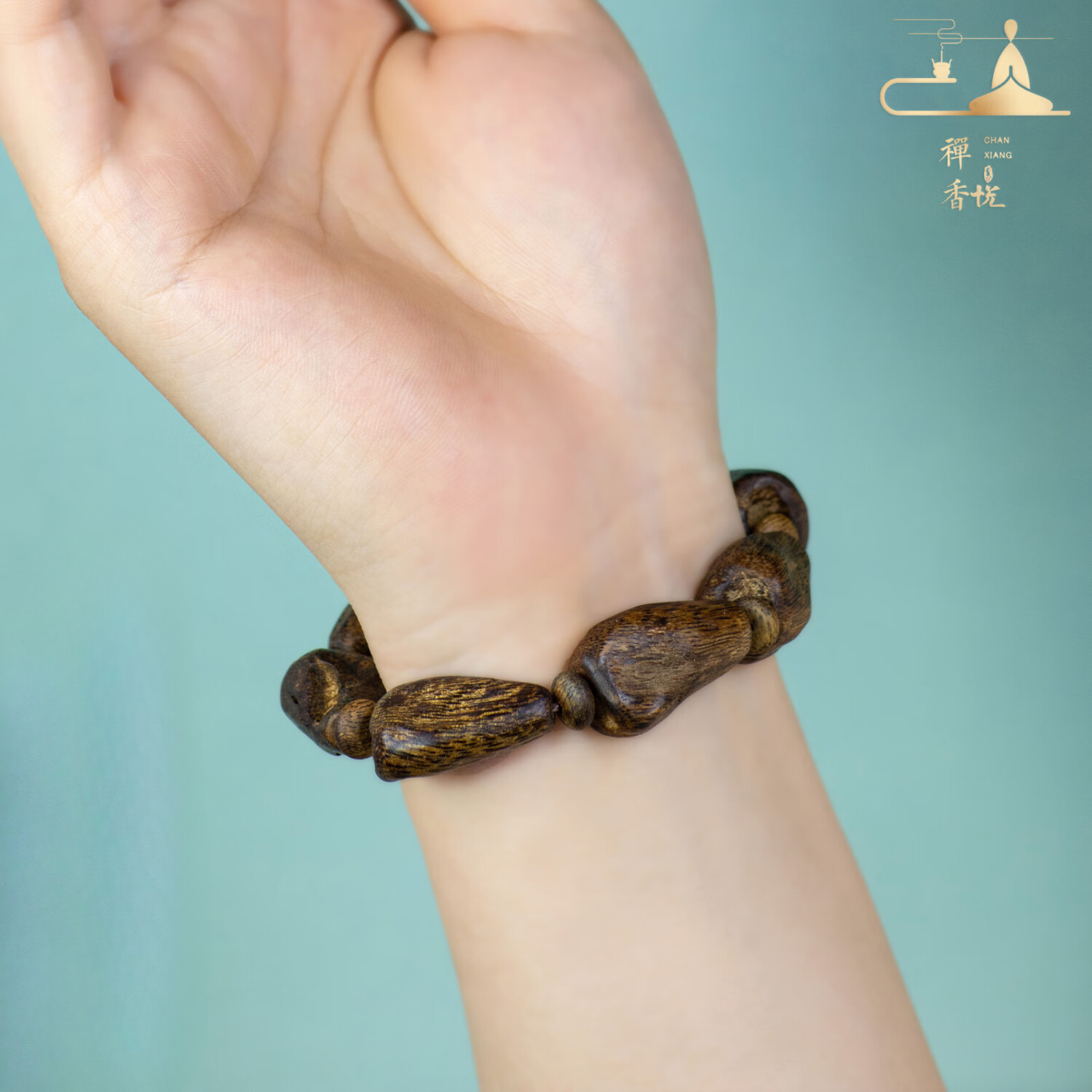 Vietnamese Submerged Natural Nha Trang Authentic White Agarwood Bracelet
