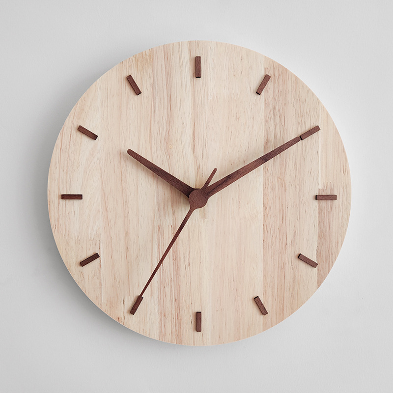 Personalized and Creative Wooden Silent Clock