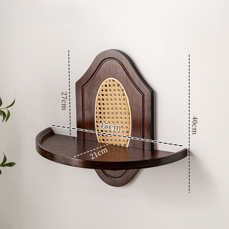 Vintage wall decoration storage shelf